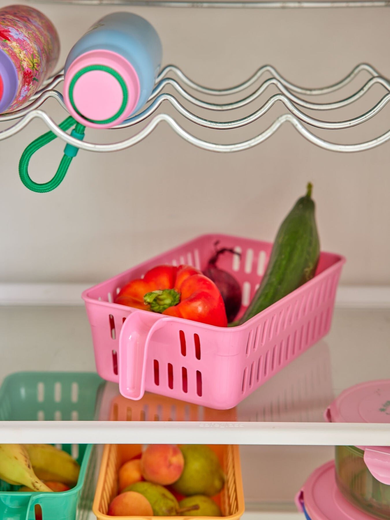 Plastik Lebensmittelbox, pink 