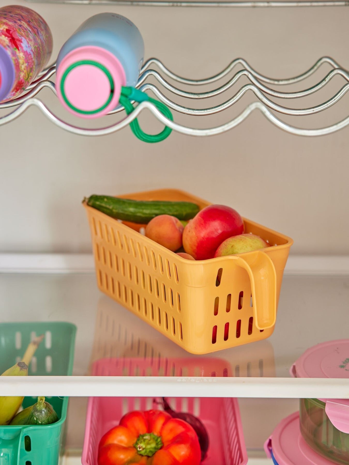 Plastik Lebensmittelbox, gelb 