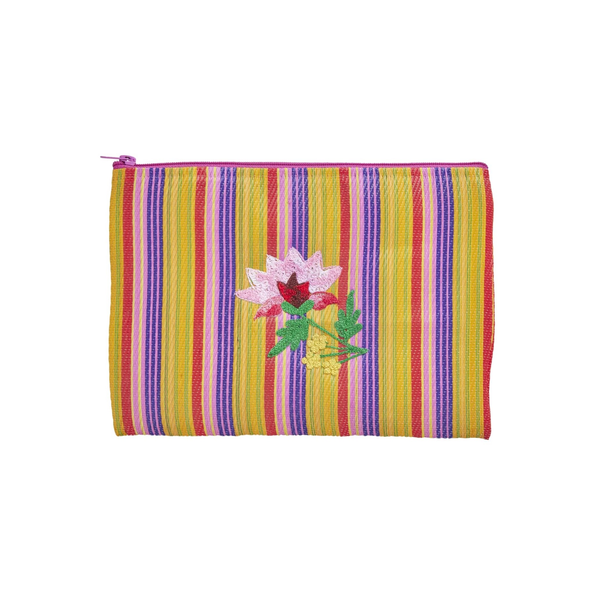 Recycelte Kosmetik Tasche, bunt