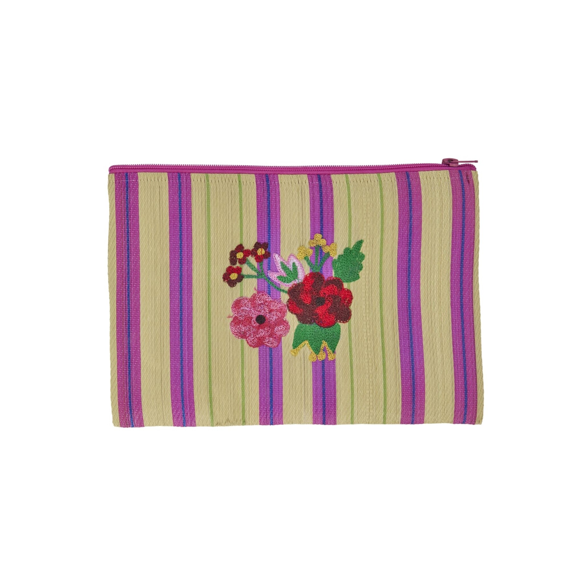 Recycelte Kosmetik Tasche, bunt