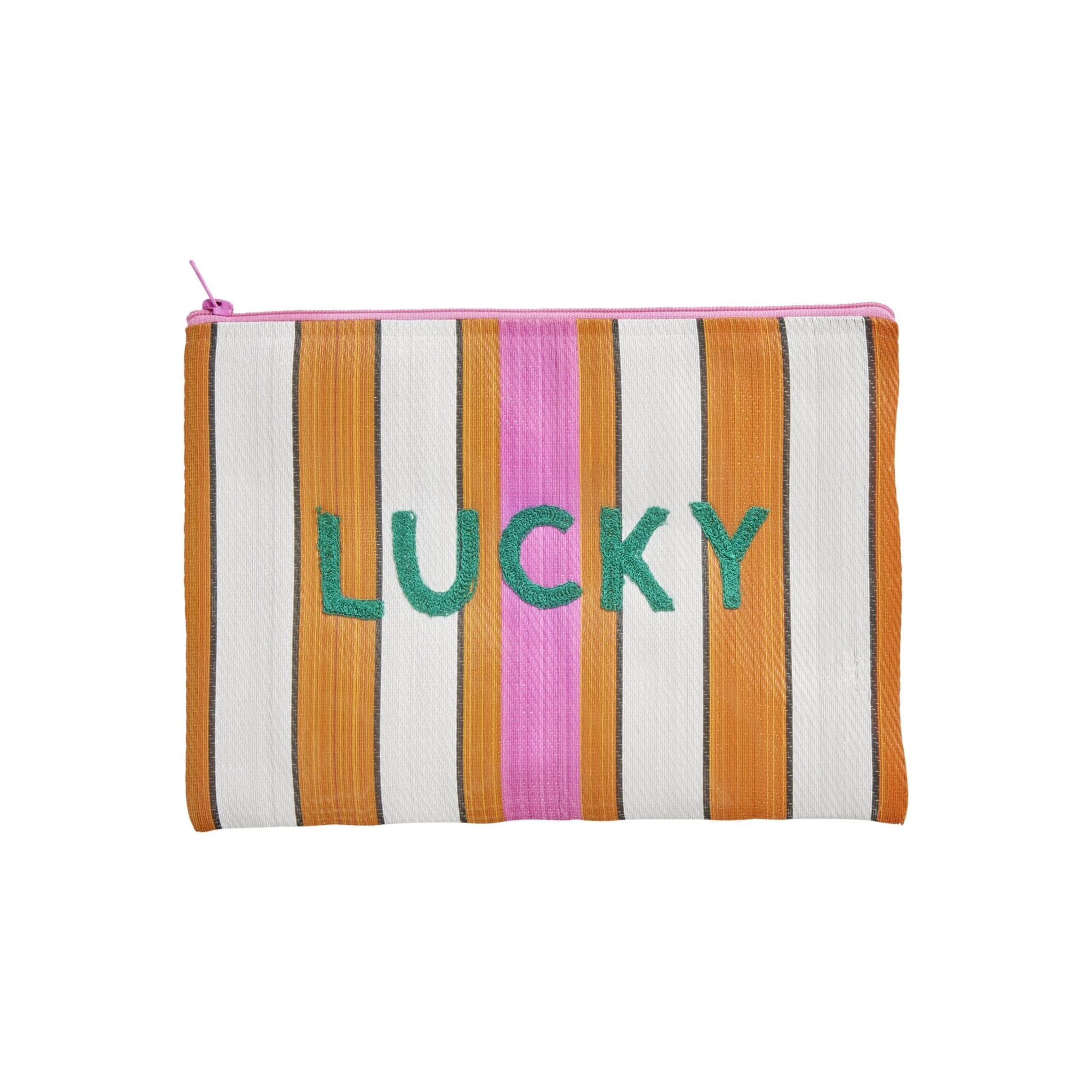 Recycelte Kosmetik Tasche, bunt