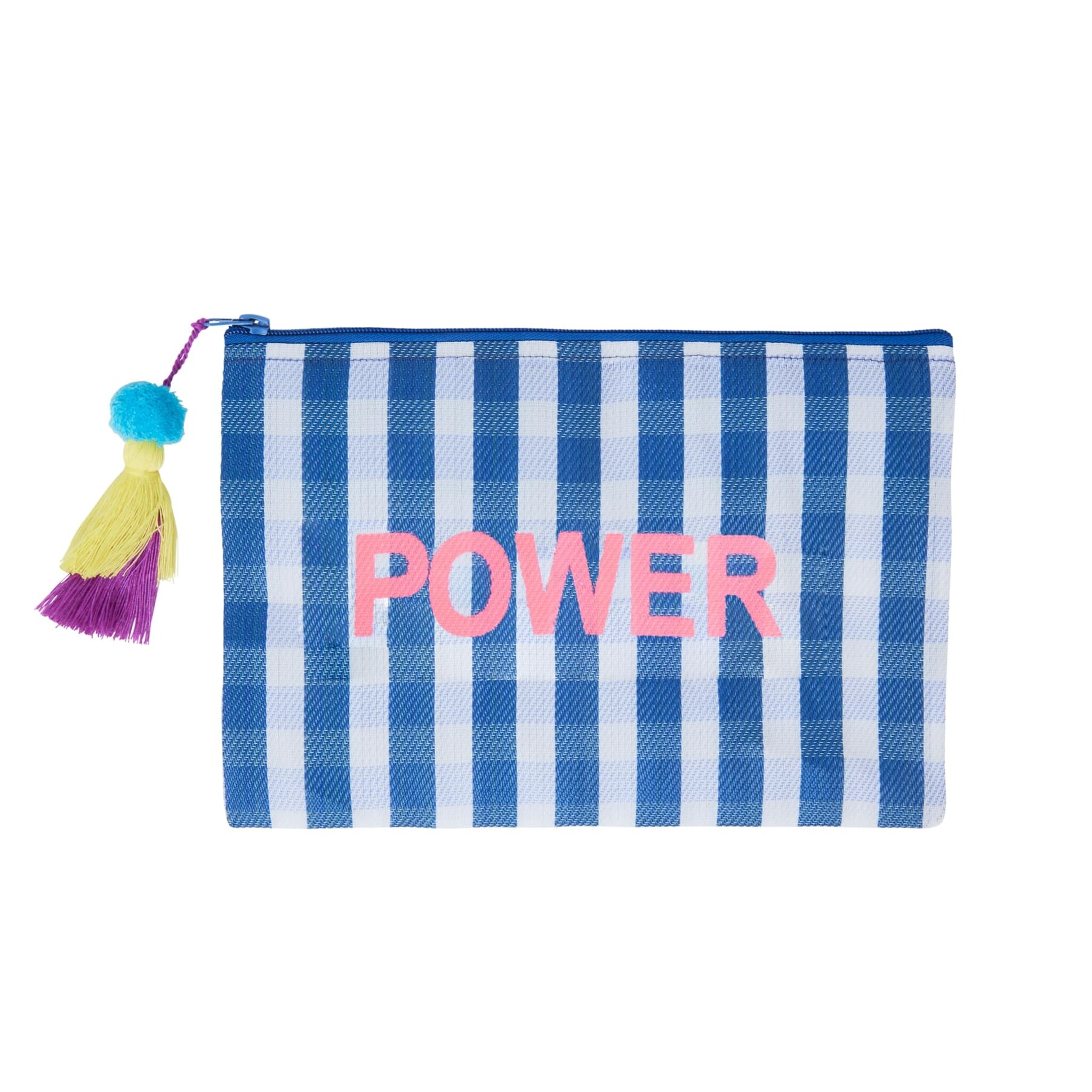 Recycelte Kosmetik Tasche, bunt