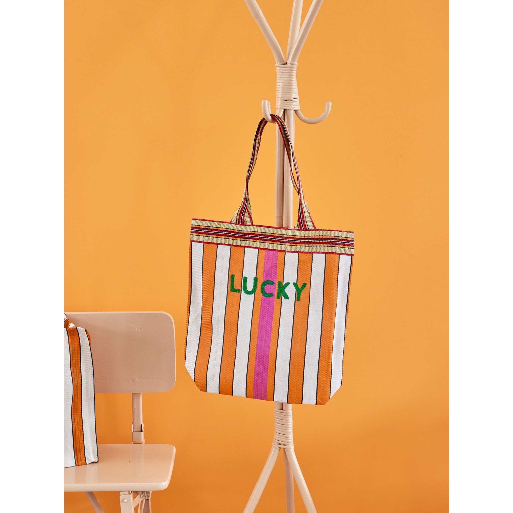 Recycelte Tragetasche , bunt 