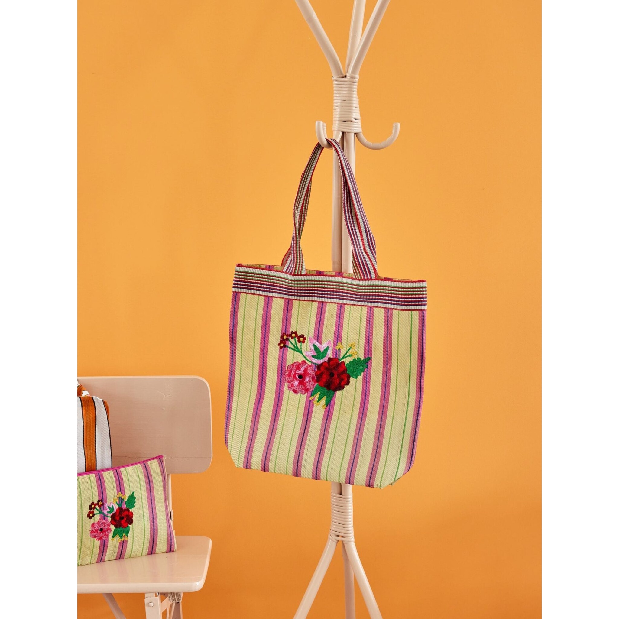 Recycelte Tragetasche , bunt 