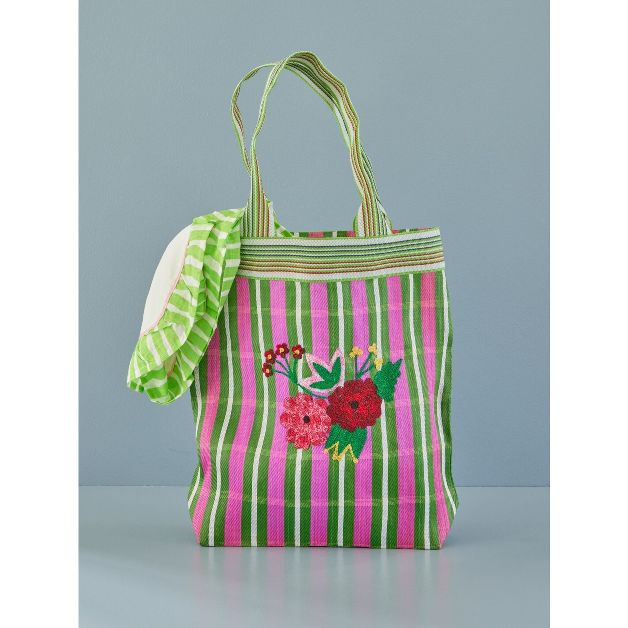 Recycelte Tragetasche , bunt 