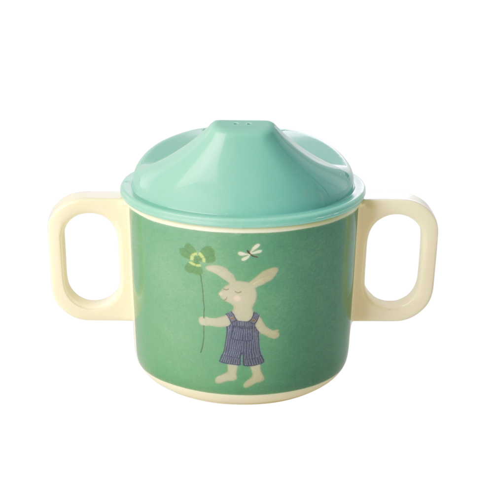 RICE Schnabeltasse Bunny, grün 