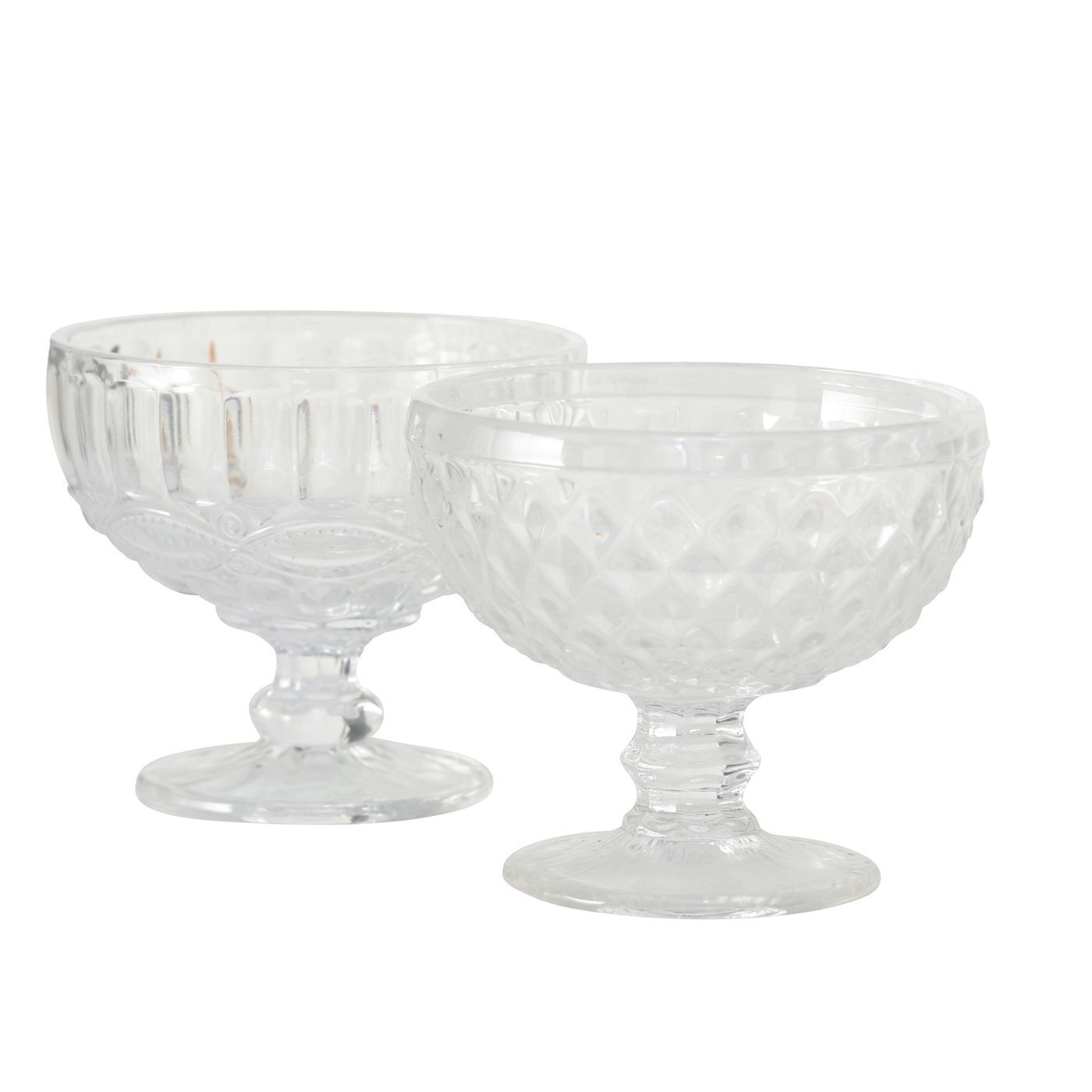 Schale Aurora 2er Set, klar 