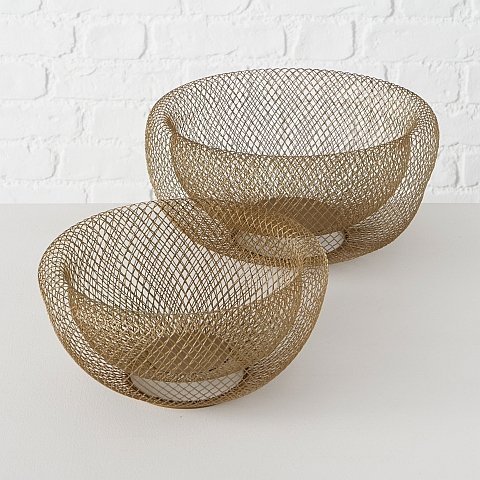 Schale Seoul 2er Set, gold 