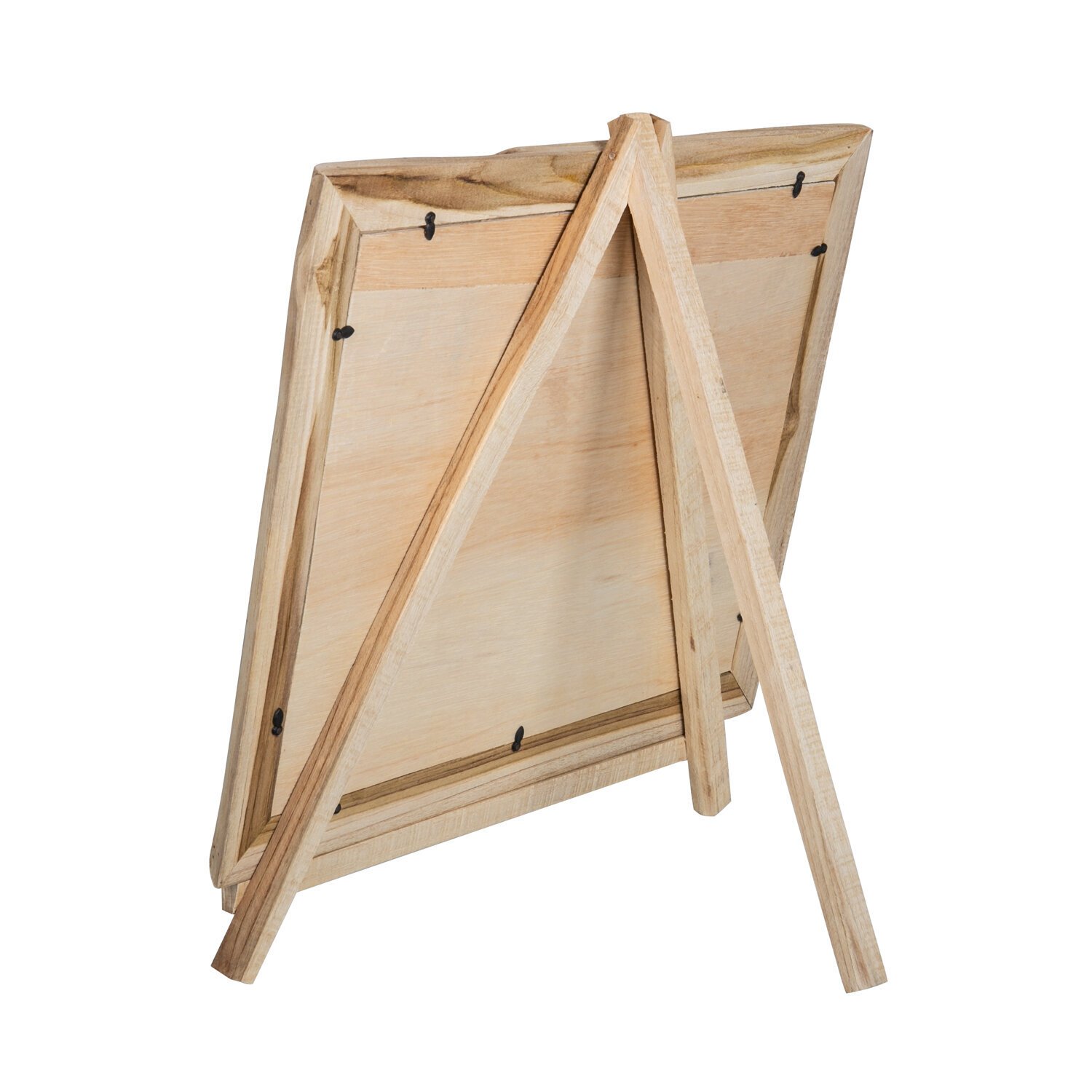 Teakholz-Bilderrahmen mit Ständer L, natur 
