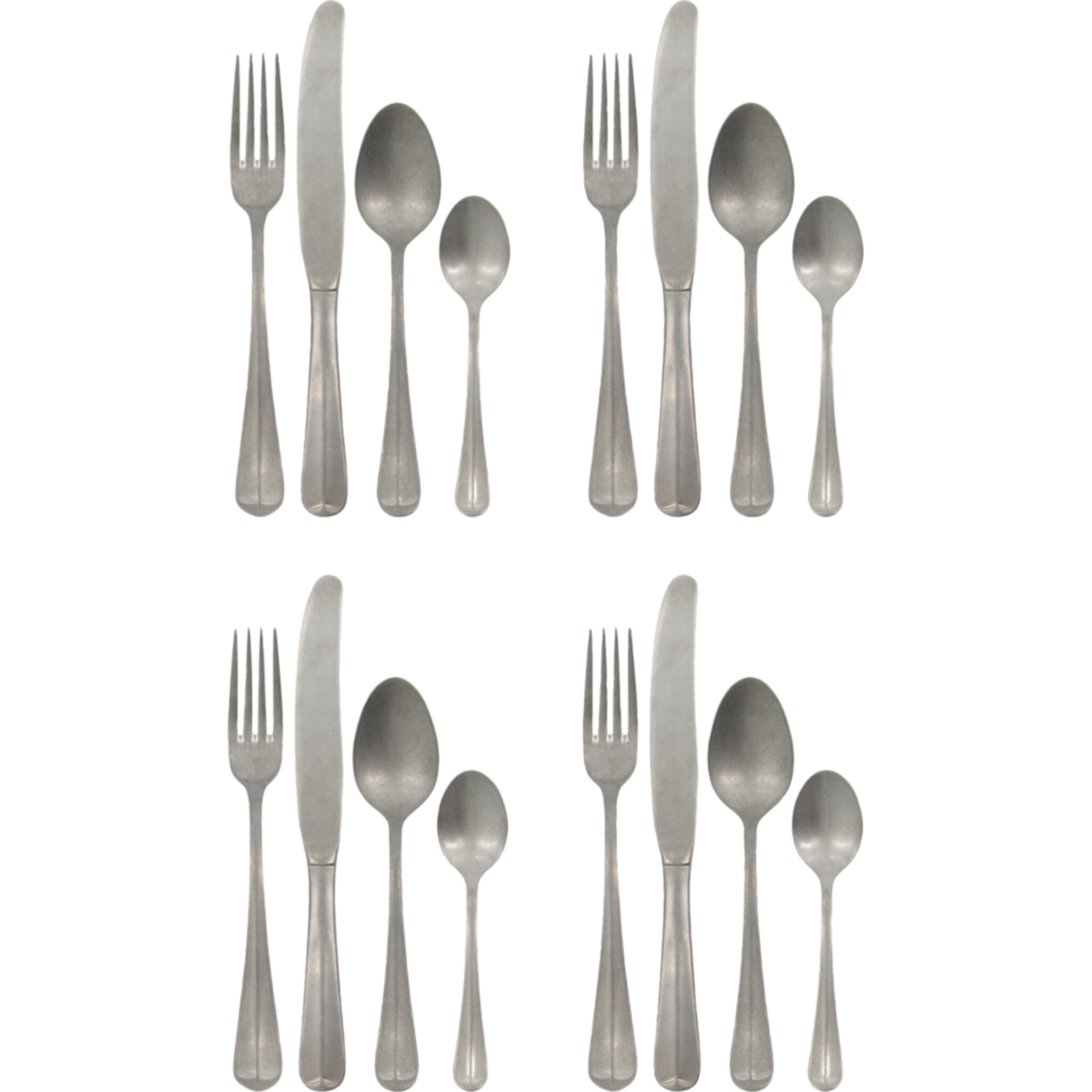 Besteck Set Mora, Silver finish, silber 