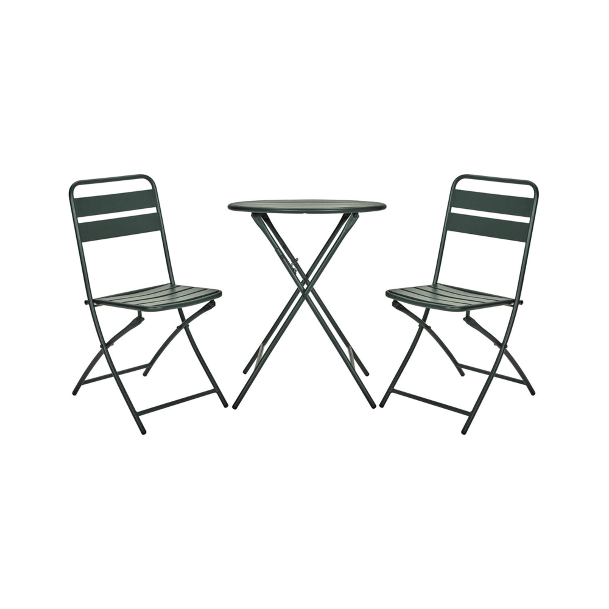 Bistro Set im Café-Stil, Helo, grün 