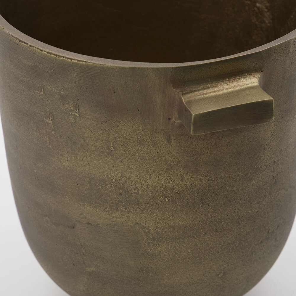 Blumentopf Foem, messing Höhe 24 cm, ∅ 20 cm