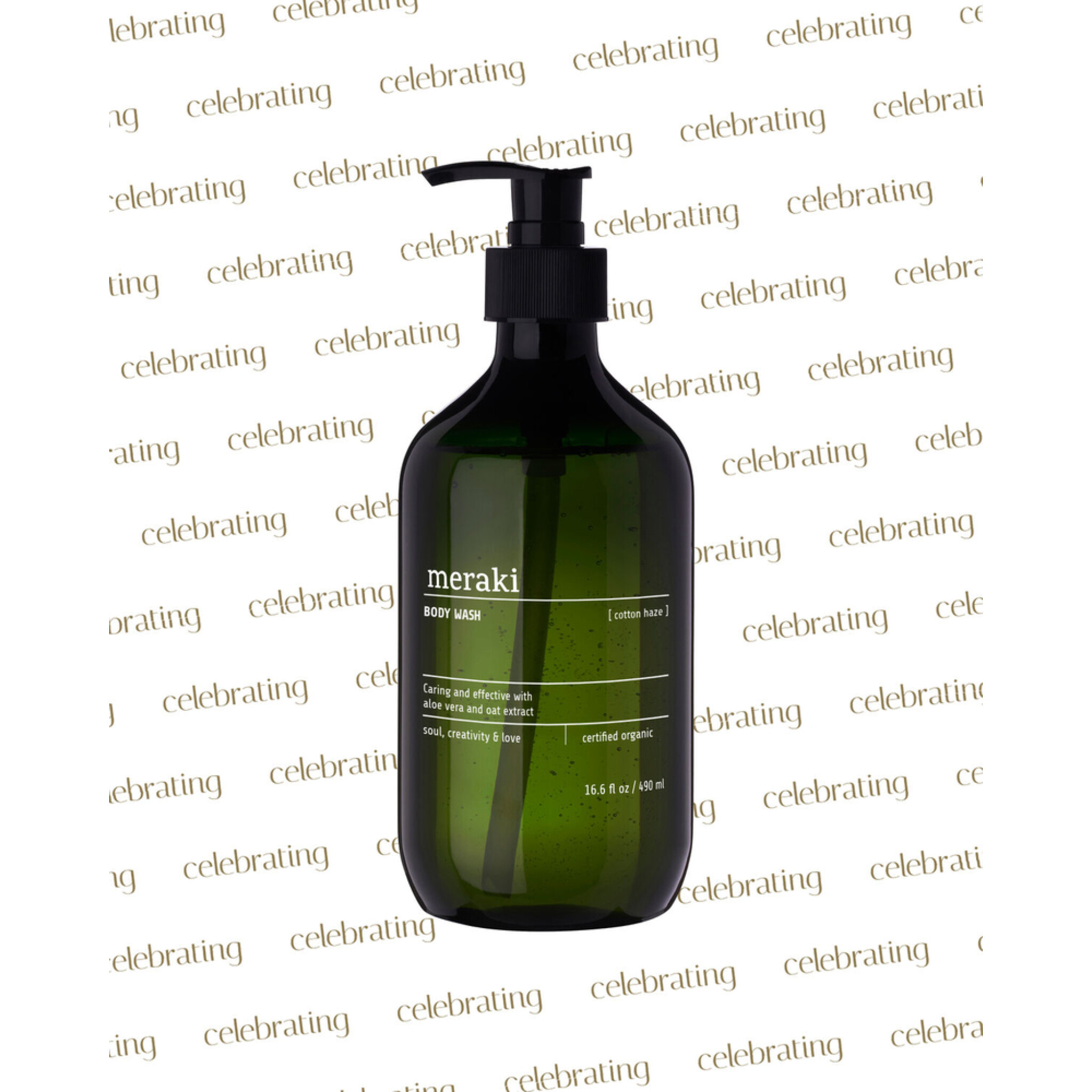 Body Wash, Cotton Haze, 490 ml,  19 cm, Ø 7 cm, 490 ml