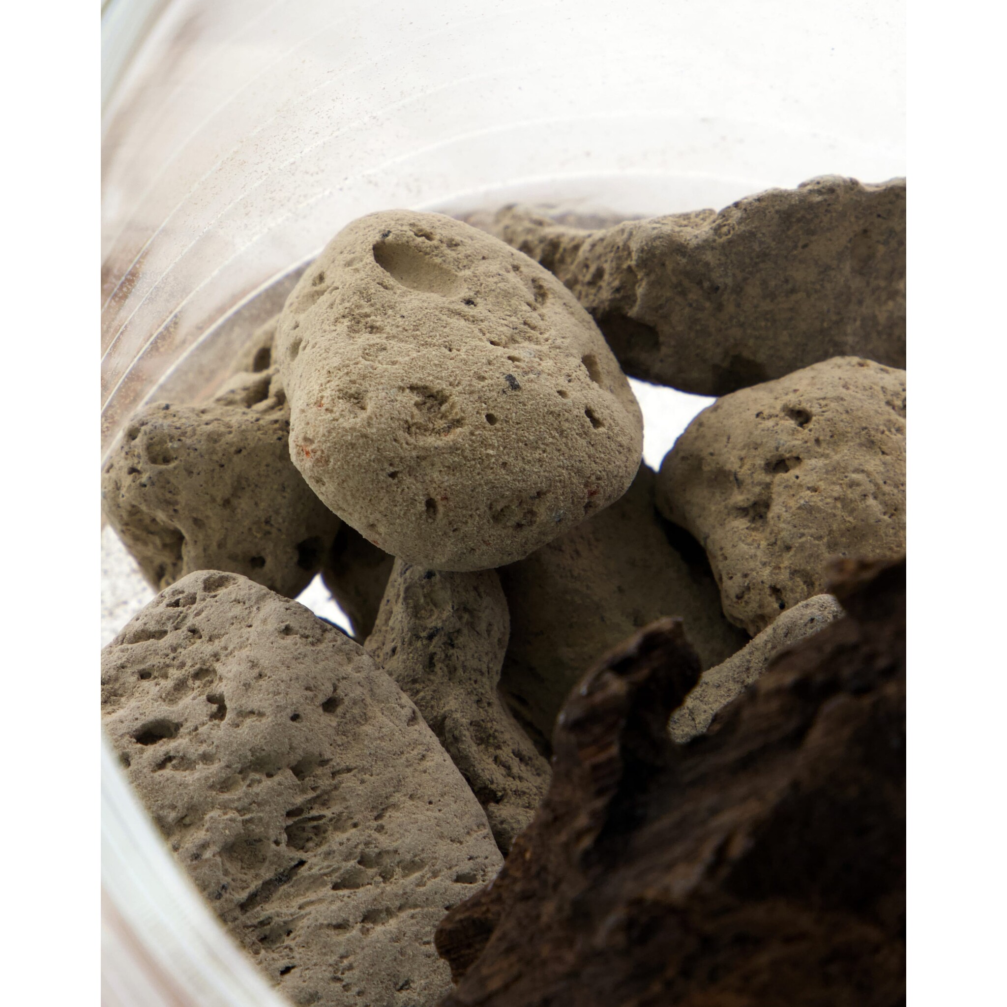 Diffuser, Lavastein & Wurzelholz - Amber Dust, natur 