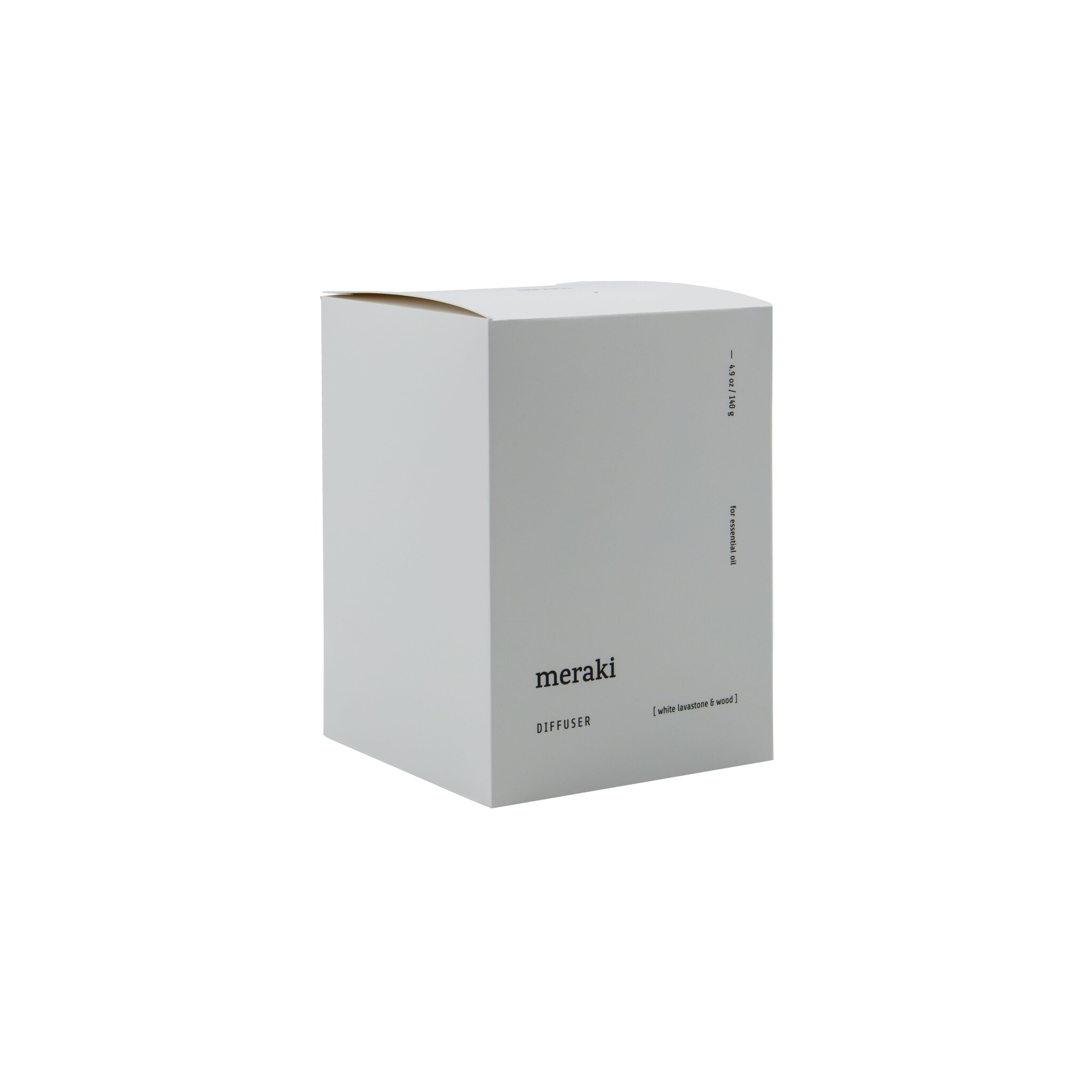 Diffuser, Lavastein & Wurzelholz - Herbal Calm, weiss 
