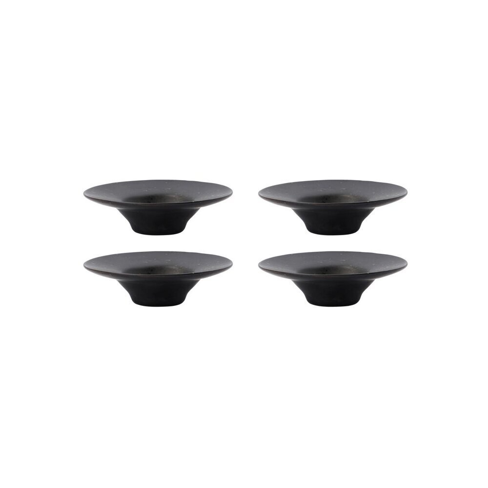 Eierbecher Pion 4er Set, schwarz 