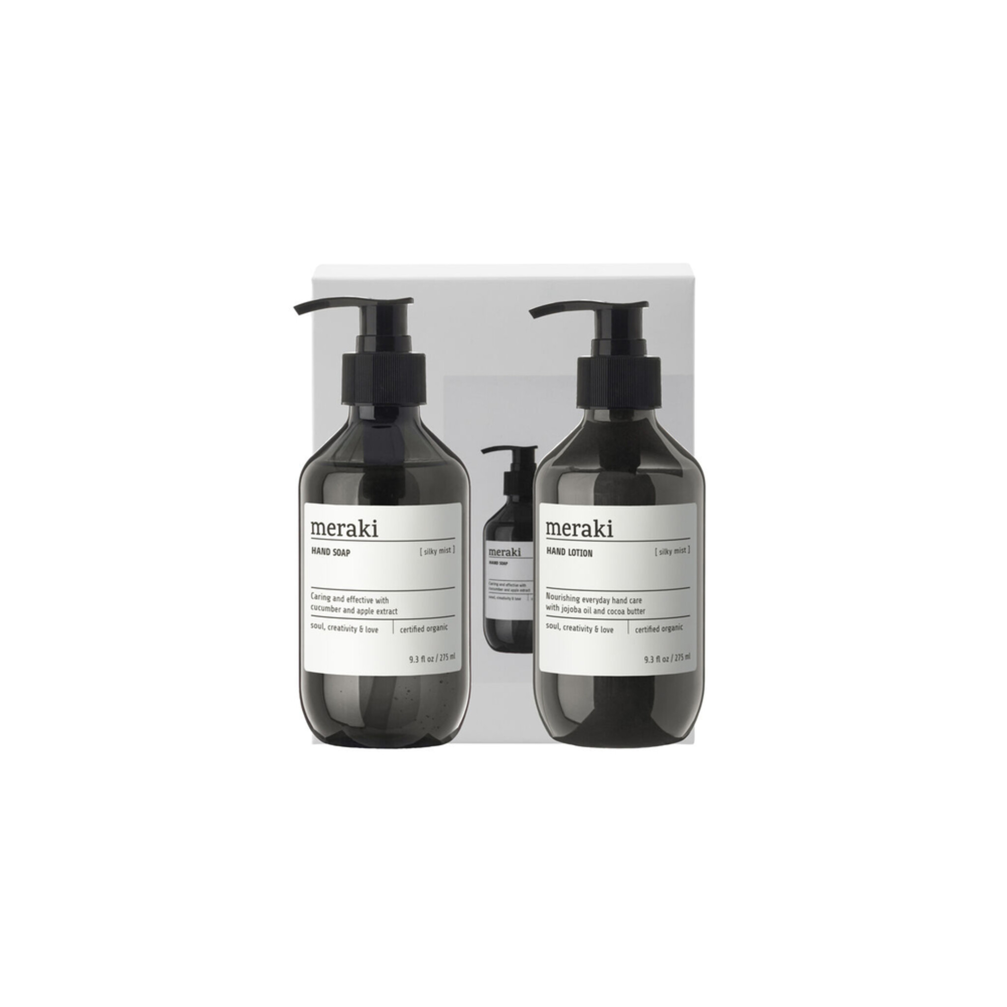 Geschenk Box Silky Mist Handseife und Handlotion, weiss 