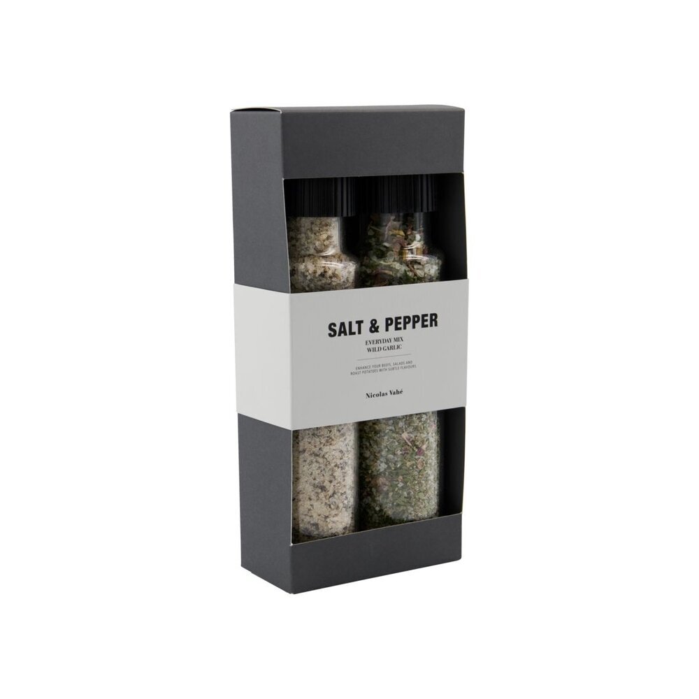 Geschenkbox, Nicolas Vahé Everyday Mix Salt & Pepper, grau 