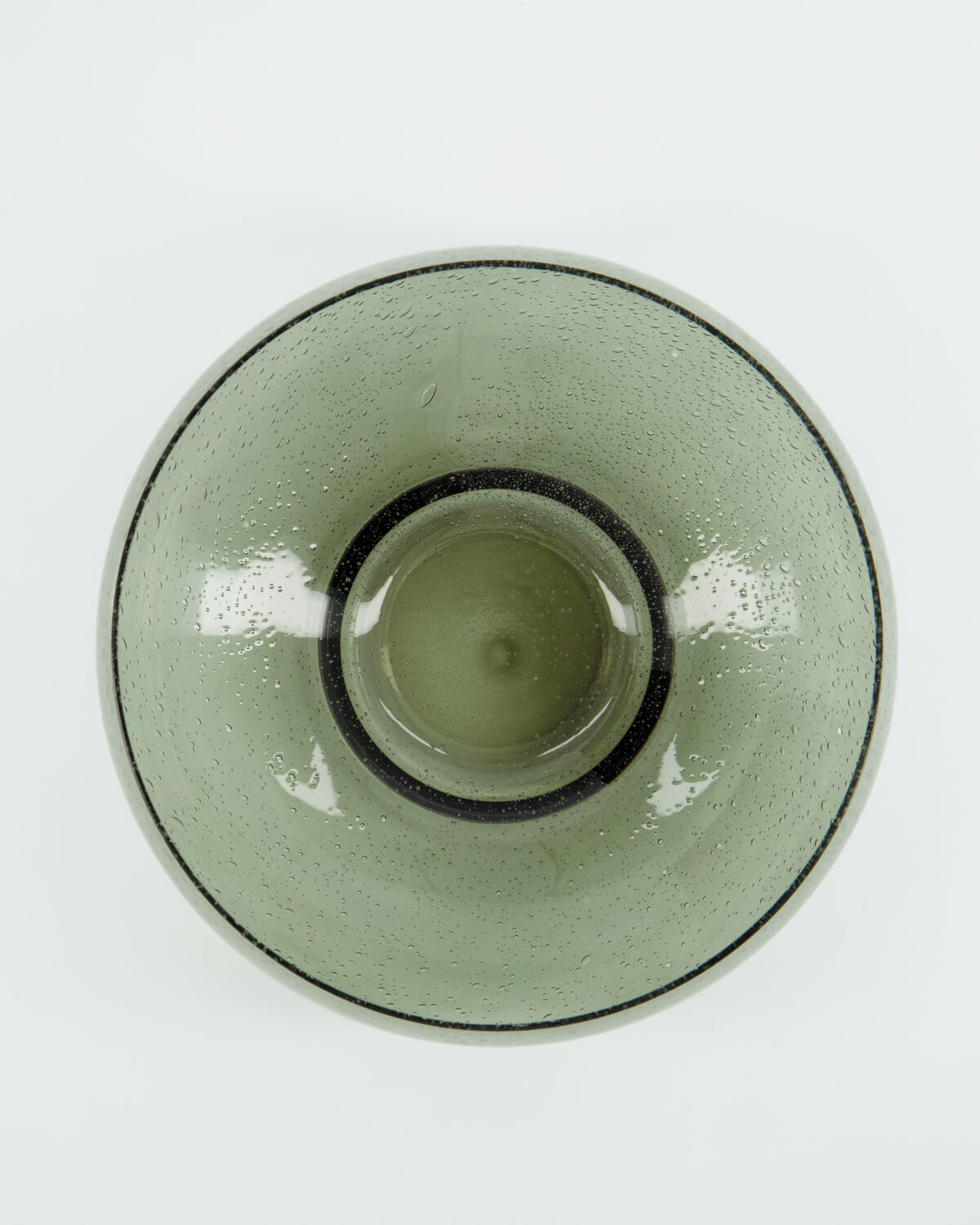 Glas Schüssel Rain, Grün, grün 