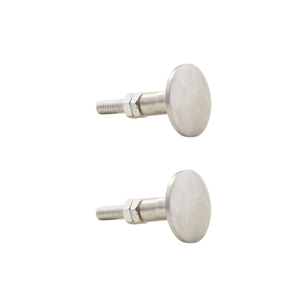 Griff Knop rund 2er Set, silber Länge 5 cm, ∅ 3 cm