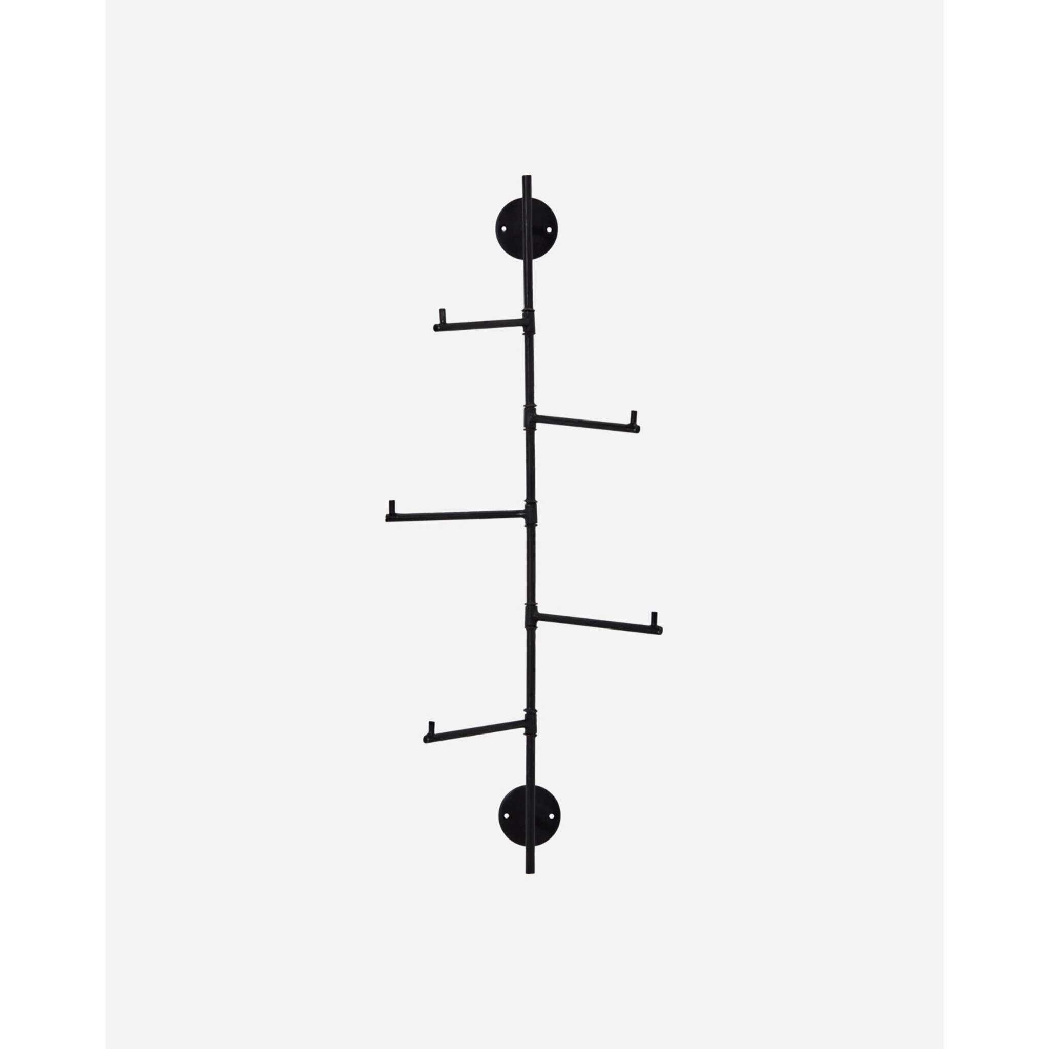 Hakenleiste Flex, Garderobe, schwarz 