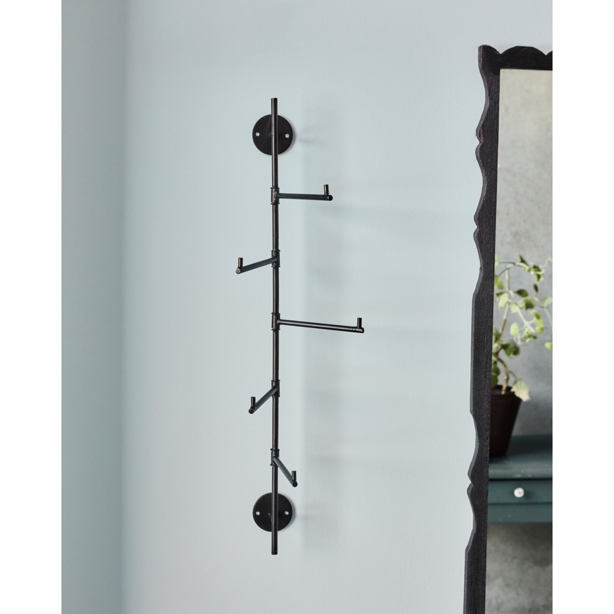 Hakenleiste Flex, Garderobe, schwarz 