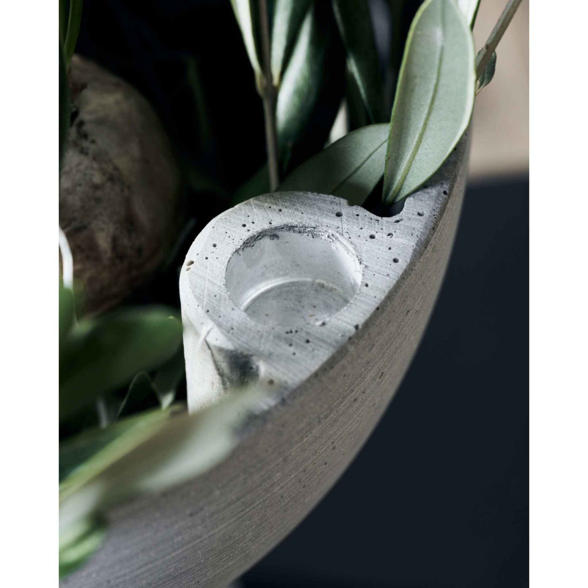 Kerzenständer Marb 4 Kerzen, grau 