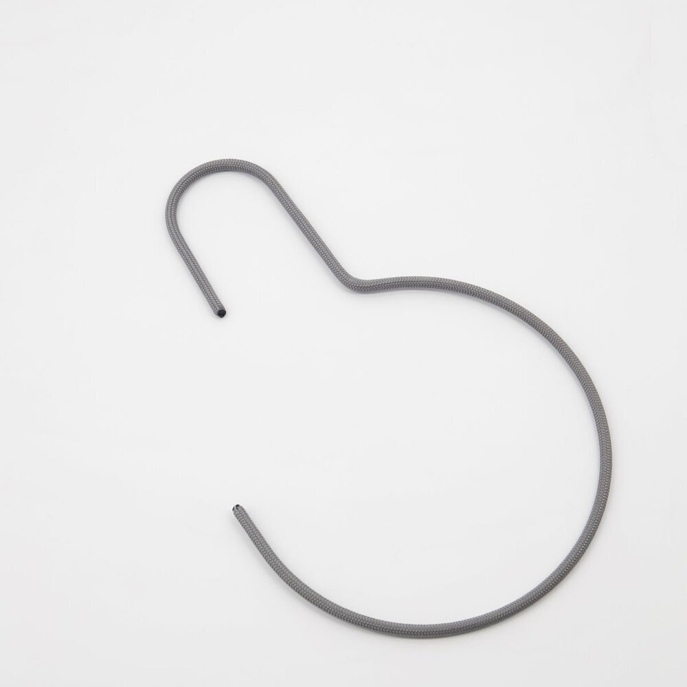 Kleiderbügel Wire 3er Set rund, hellgrau 