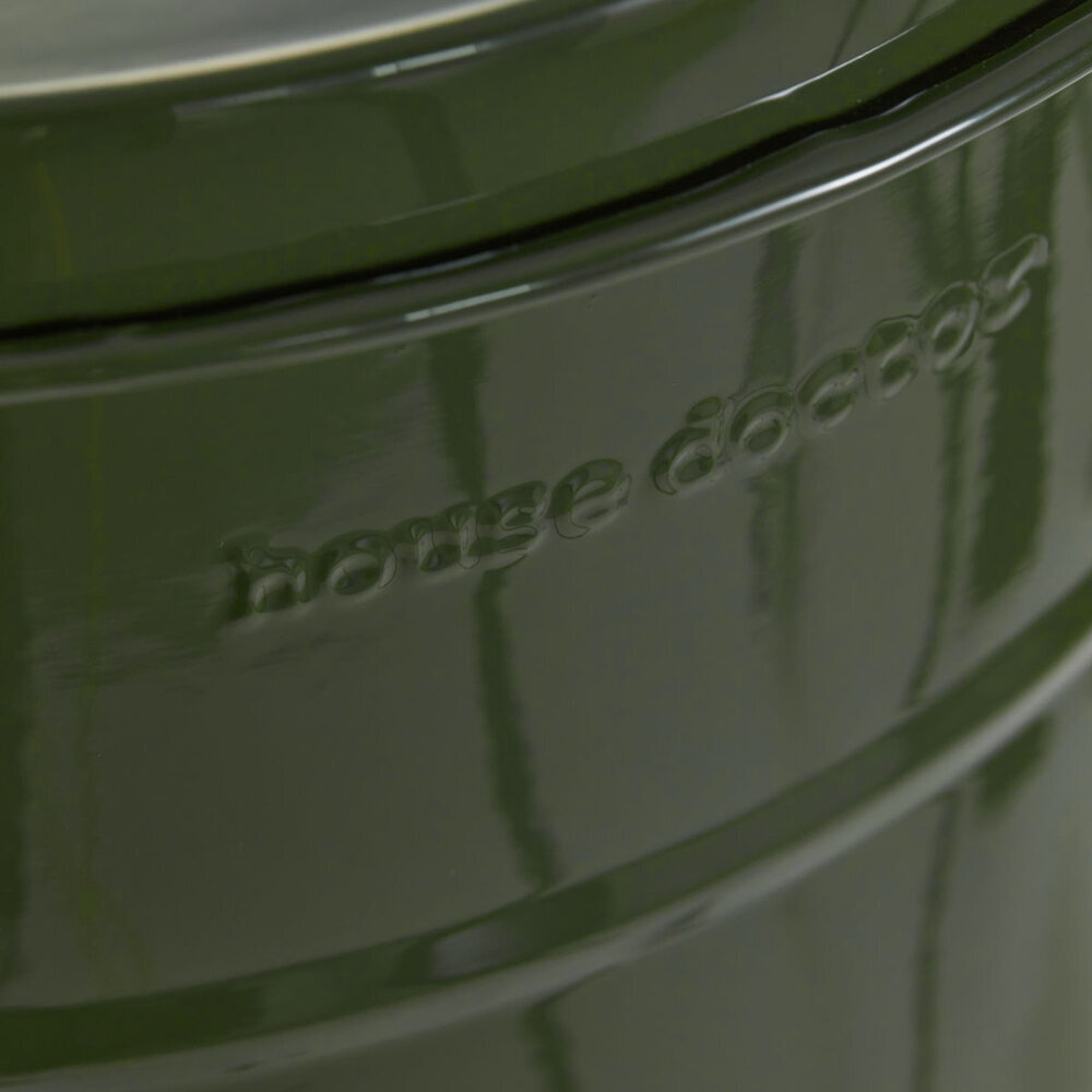 Mülleimer HDSono aus Metall, grün 