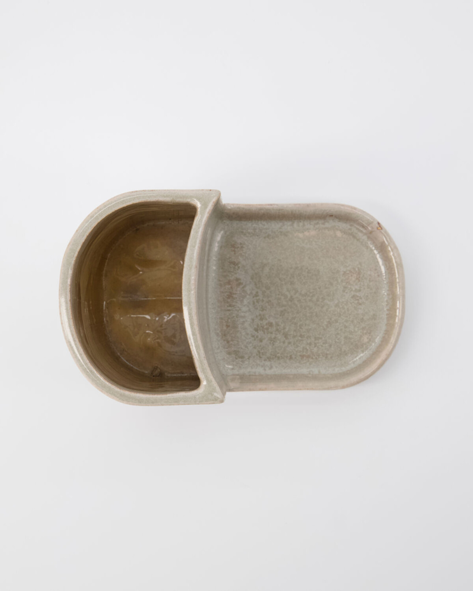 Ordnungssystem für Spülmittel und Spülbürste Datura, grau 18 x 10.5 x 13 cm