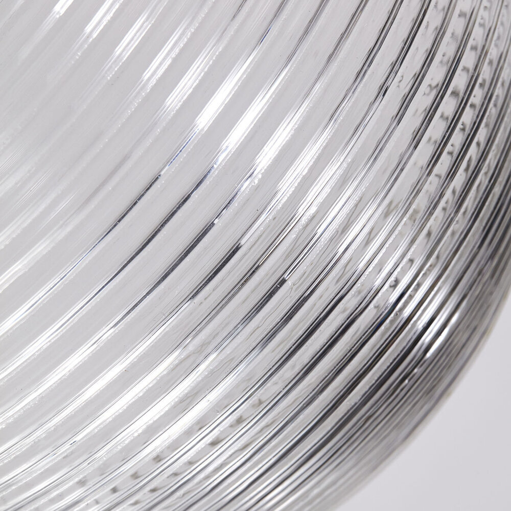 Pendelleuchte Gaia aus Glas, klar Ø25 x H39 cm