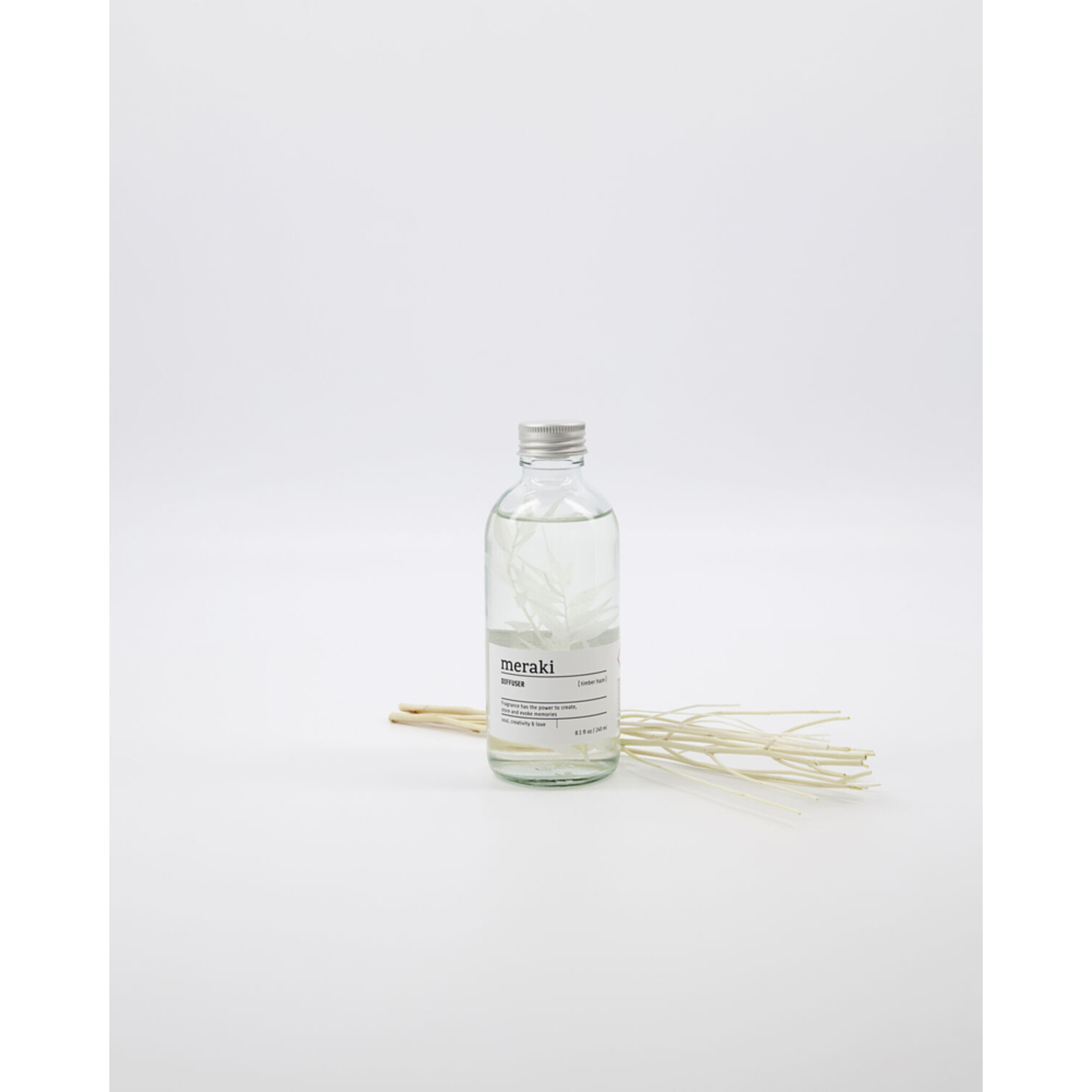 Raumstuft mit Stäbchen Diffuser, Timber haze, klar 