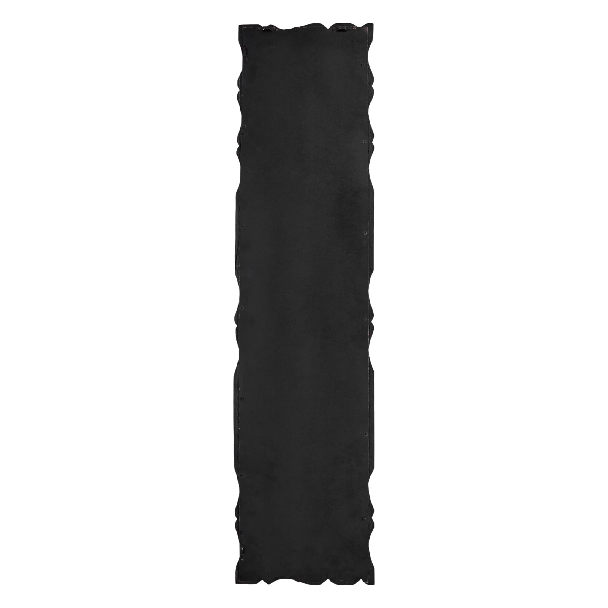 Spiegel Carve mit Holzrahmen, schwarz 130 cm x 32 cm