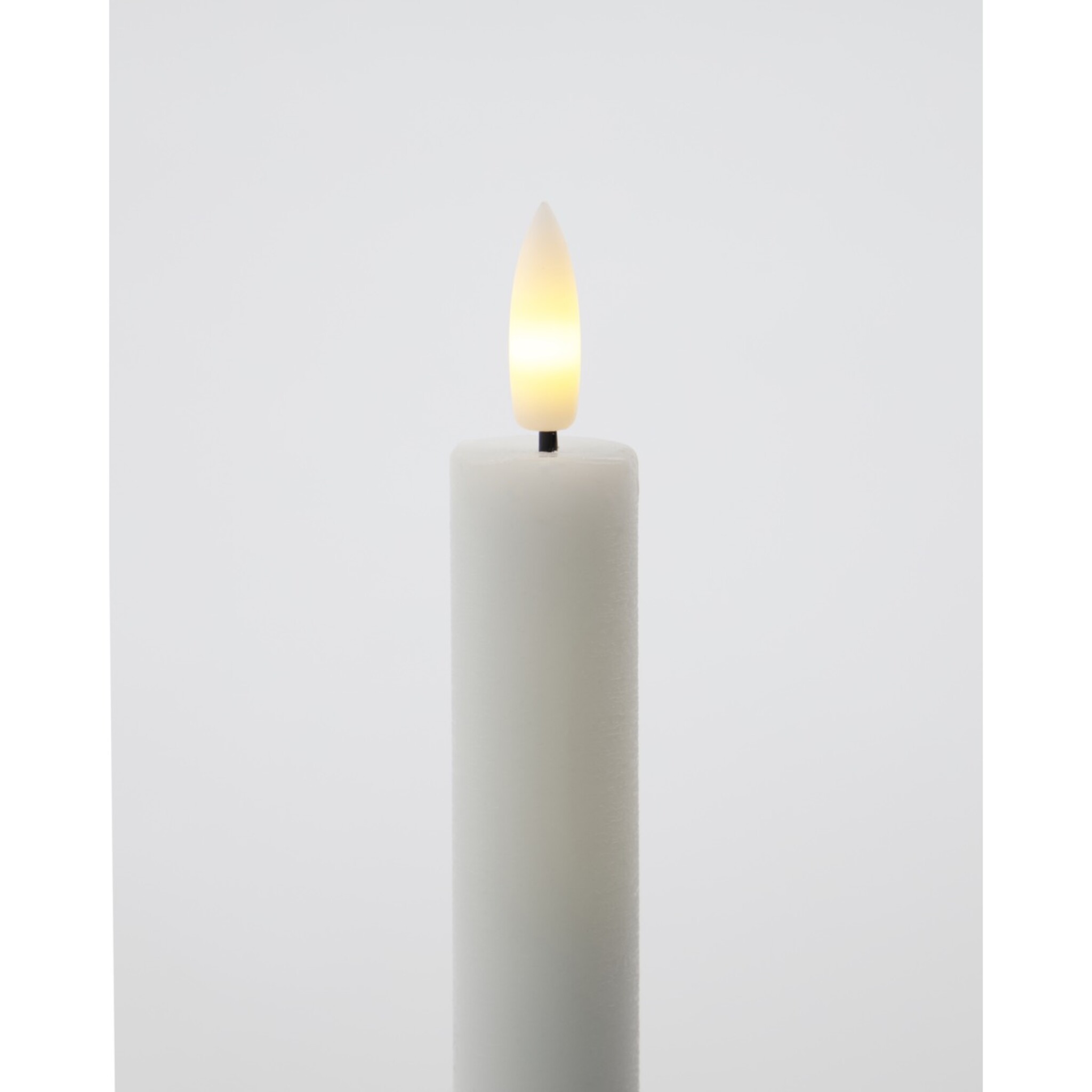 Stabkerze mit Timer Funktion HDLED, weiss 16 cm, Ø 2 cm