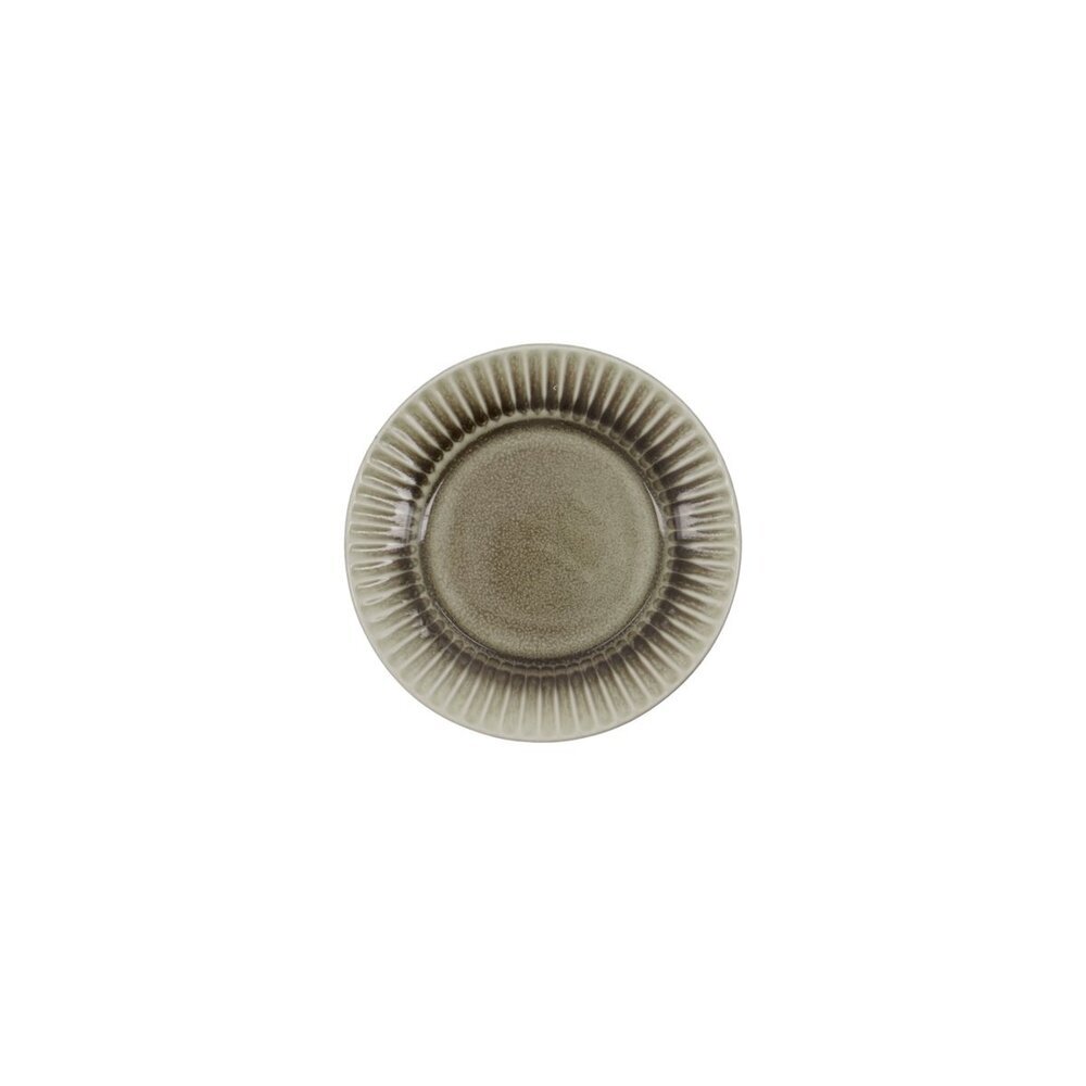 Teller HDPleat, grau Höhe 2 cm, ∅ 16 cm