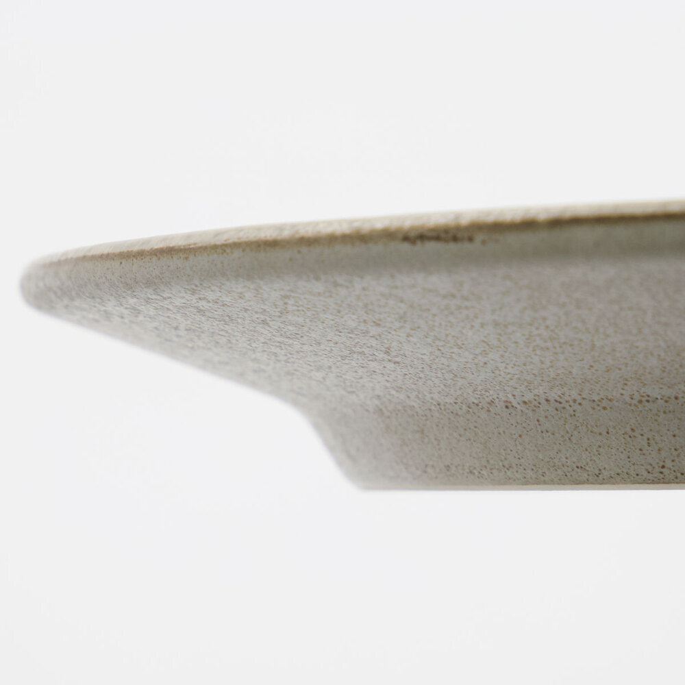 Teller HDPleat, grau Höhe 2 cm, ∅ 22 cm