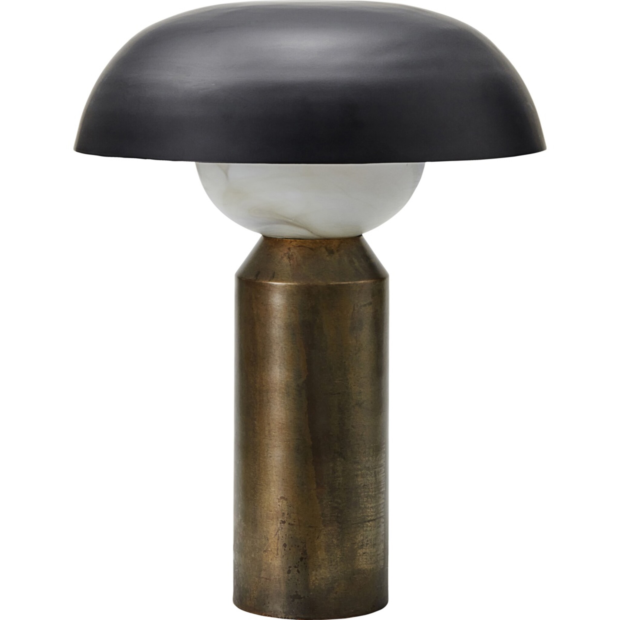 Tischleuchte, HDBig fellow, Antikes Messing-Finish, gold