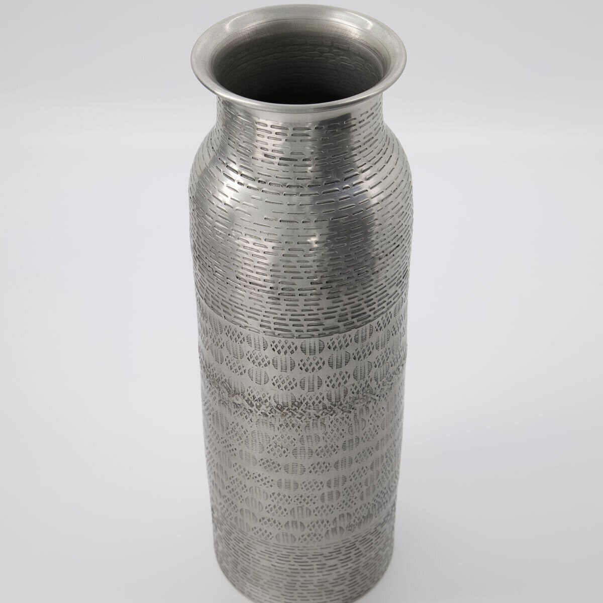 Vase Fenja Antiksilber, silber Höhe 34 cm, ∅ 11 cm