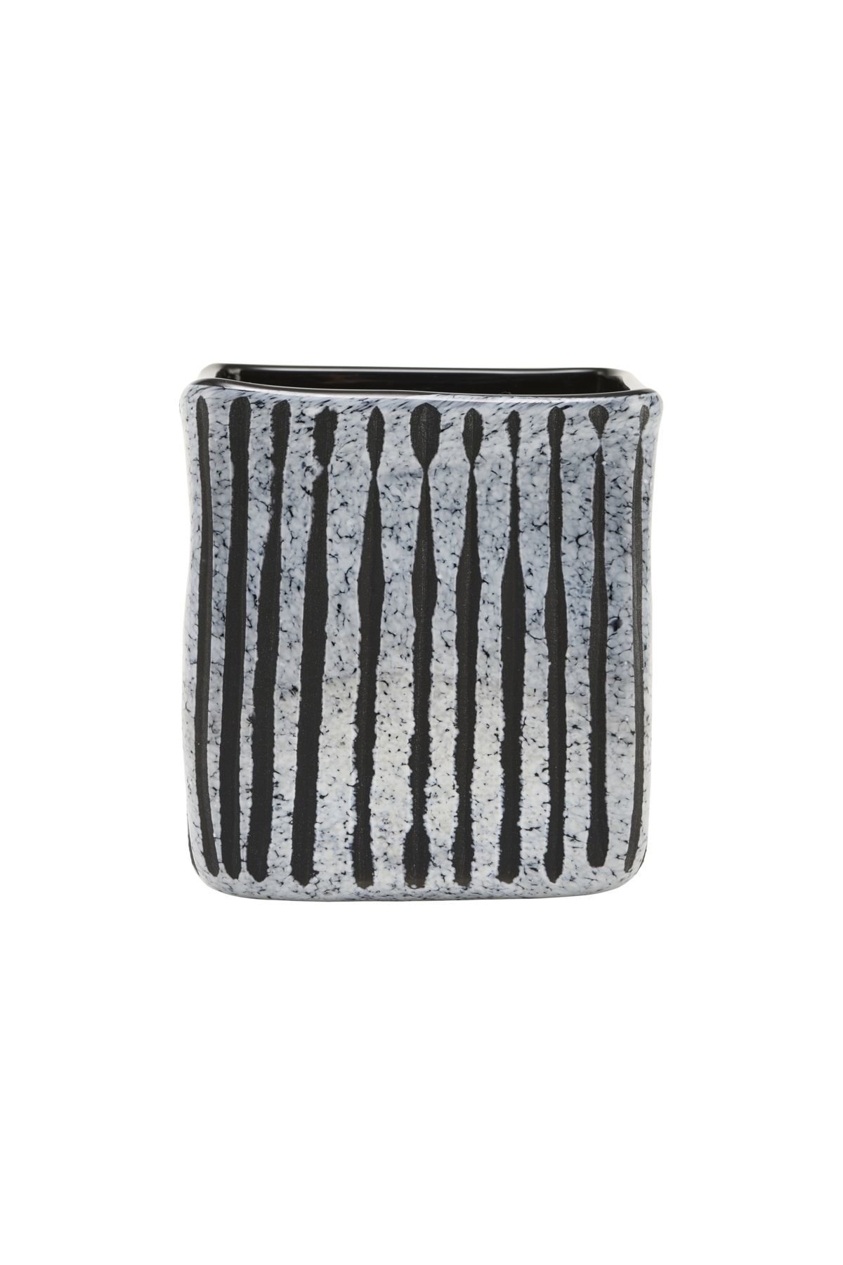 Vase Surat, schwarz 14 x 14 x 12cm