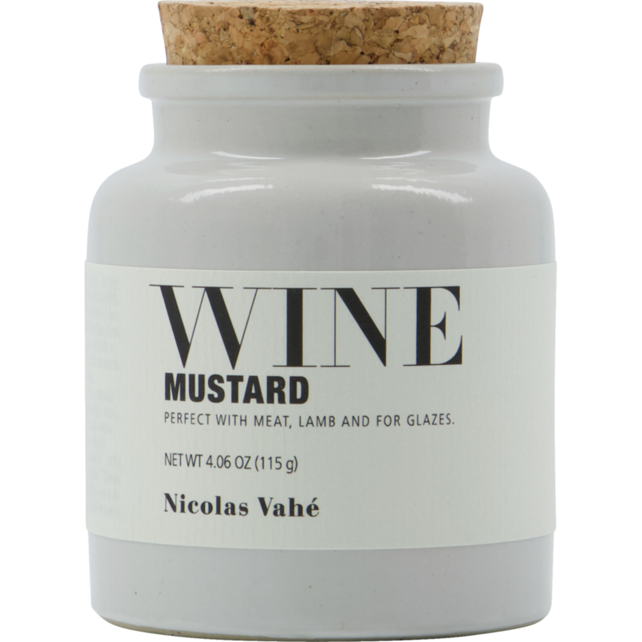 Wine Mustard Senf,  9 cm, Ø 6 cm, 115 g