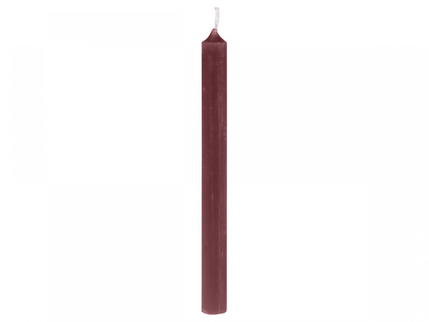 Spitzkerzen 13 cm, dunkelrot