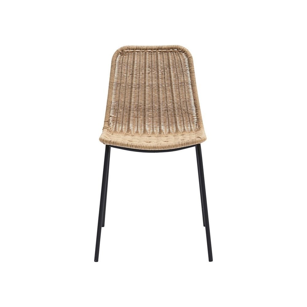 Stuhl Hapur Polyrattan, natur 