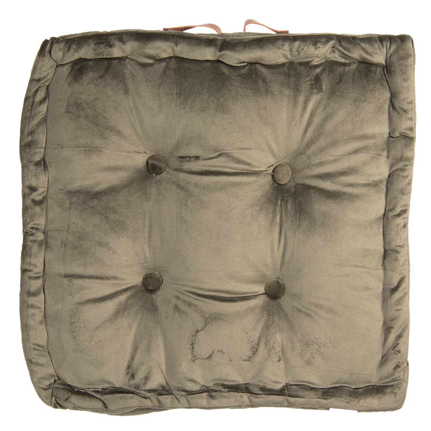 Stuhlkissen mit dünnem Schaumstoff, grün 