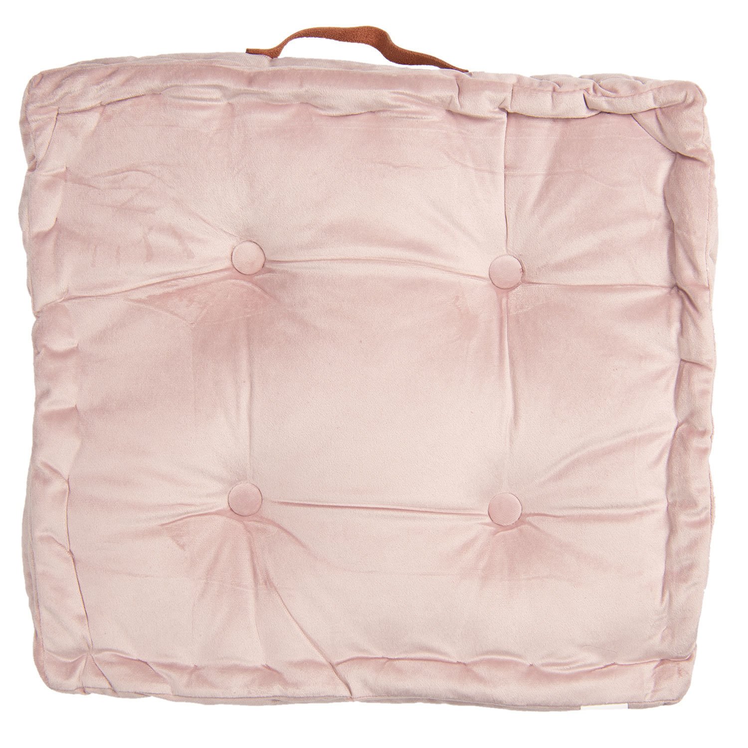 Stuhlkissen mit dünnem Schaumstoff, rosa 