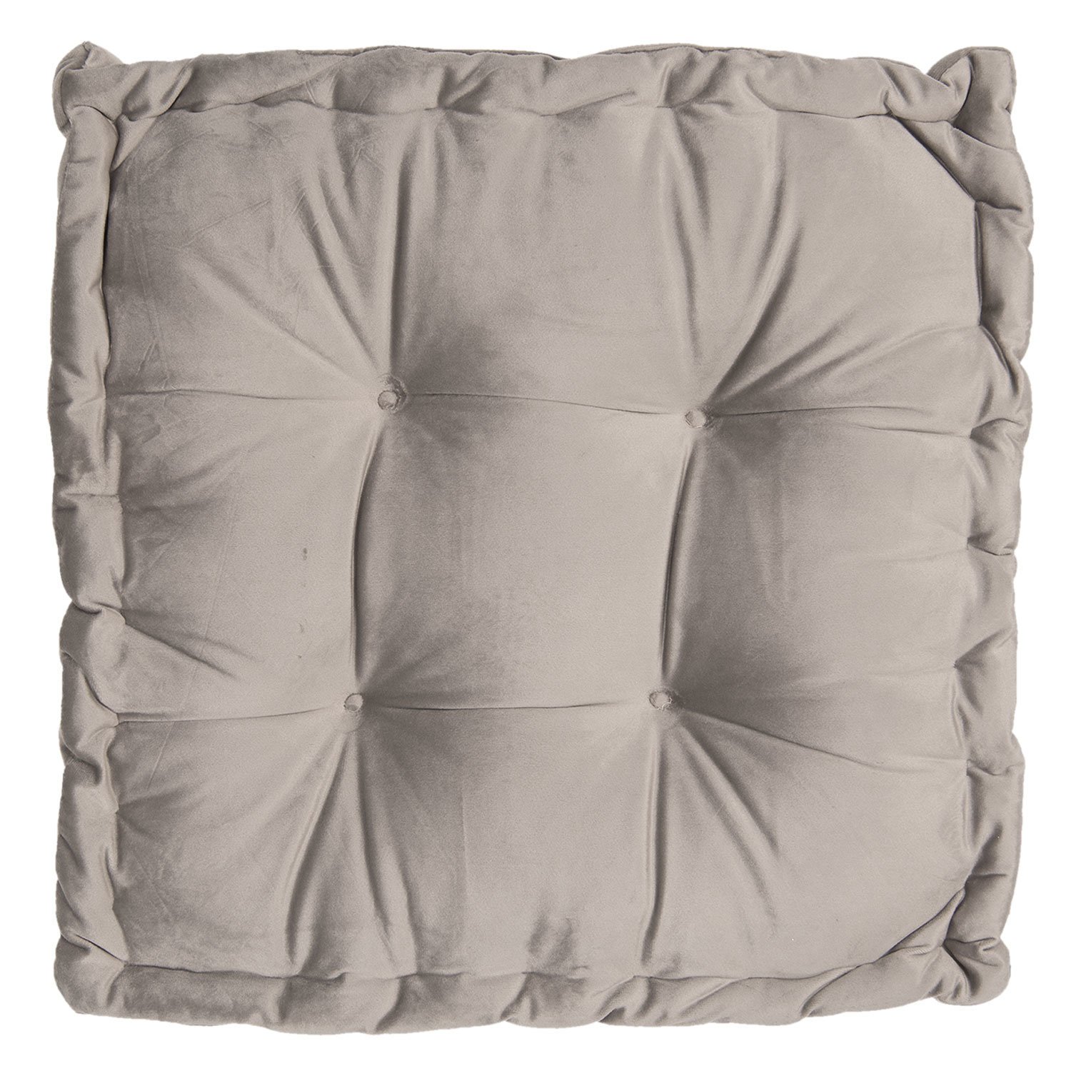 Stuhlkissen mit Schaumstoff, grau 