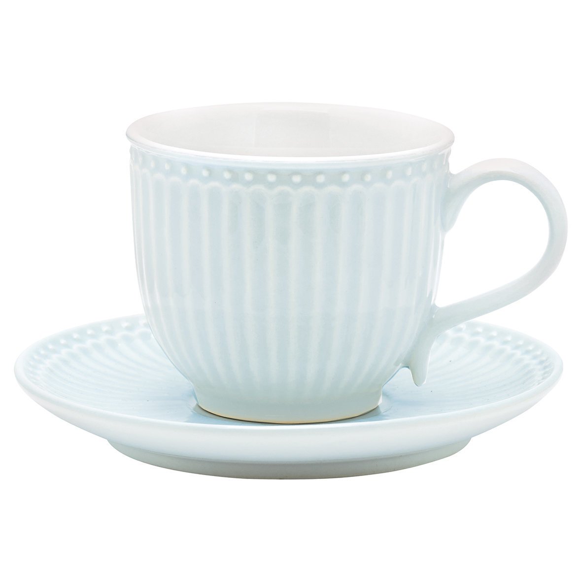 Tasse & Untertasse Alice, pale blue 