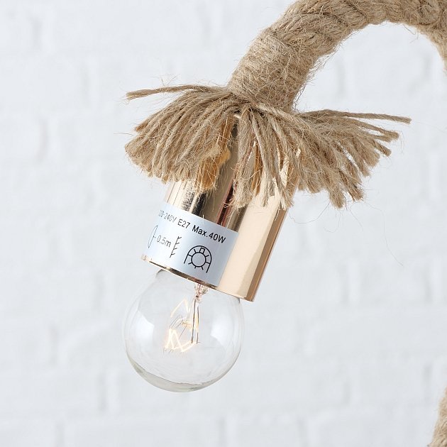 Tischlampe Toko, braun