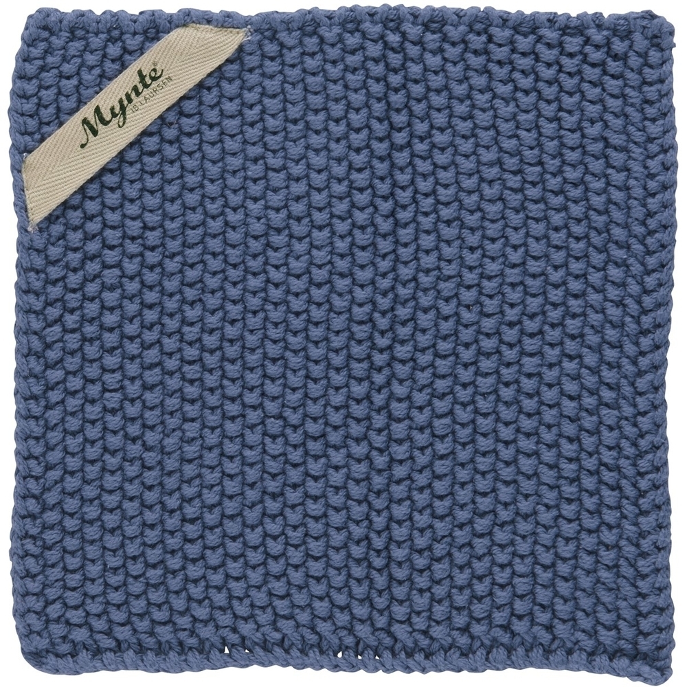 Manique Tricotée IB Laursen Mynte - Bleuet, 100% Coton, Design Danois