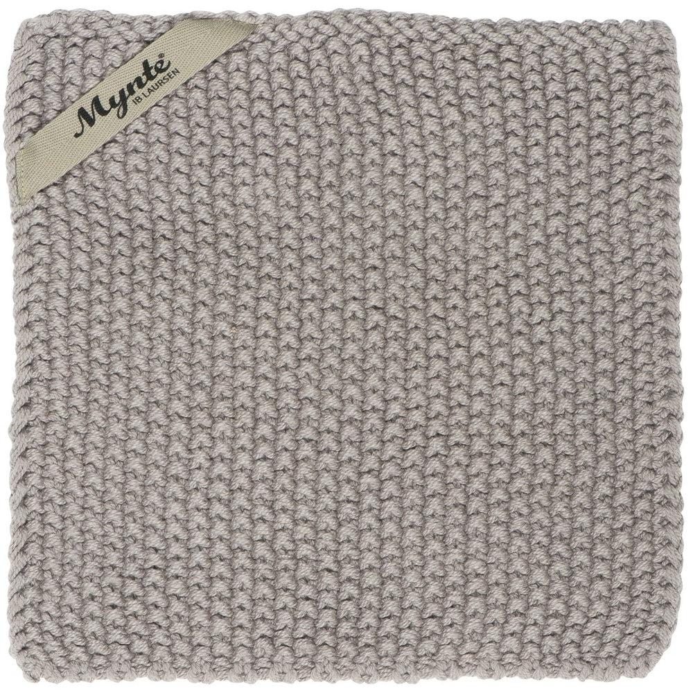 Topflappen Mynte gestrickt, sand 