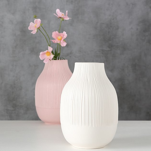 Vase Bresca 2er, rosa
